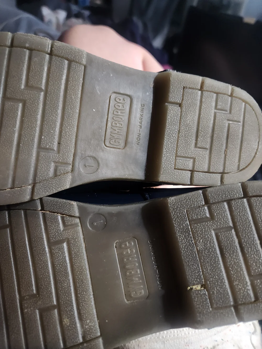 Gymboree Navy Patent Mary Jane Girls Dress Shoes Size 1 Like New - Picture 5 of 6